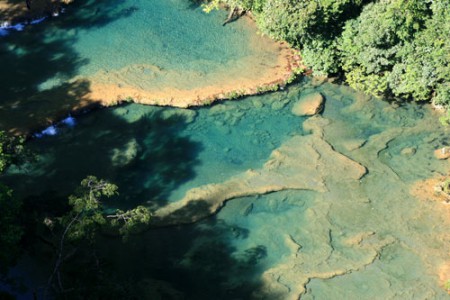 laghetti d'acqua di Semuc Champey